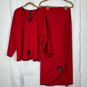 Moshood Creations Dashiki Top & Wrap Skirt